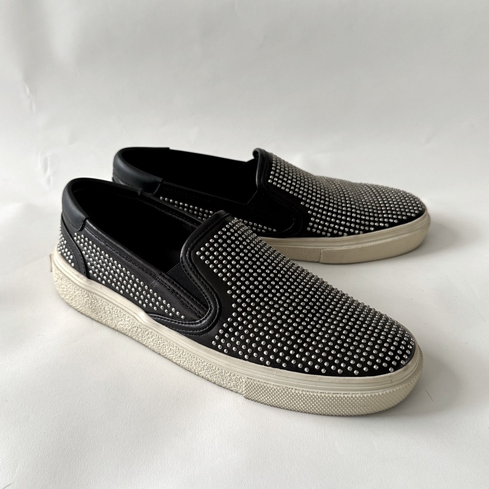 Saint Laurent studded sneakers !